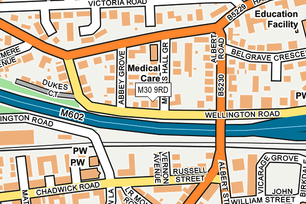 M30 9RD map - OS OpenMap – Local (Ordnance Survey) M30 9RD map - OS OpenMap – Local (Ordnance Survey)