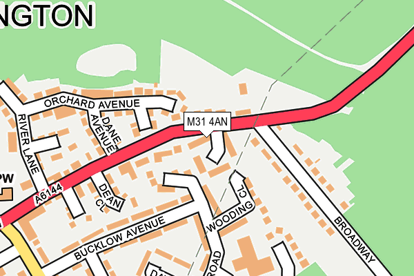 M31 4AN map - OS OpenMap – Local (Ordnance Survey) M31 4AN map - OS OpenMap – Local (Ordnance Survey)