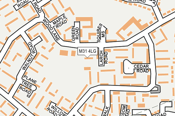 M31 4LG map - OS OpenMap – Local (Ordnance Survey) M31 4LG map - OS OpenMap – Local (Ordnance Survey)