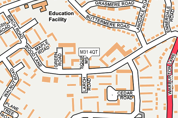 M31 4QT map - OS OpenMap – Local (Ordnance Survey) M31 4QT map - OS OpenMap – Local (Ordnance Survey)