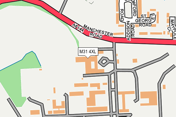 M31 4XL map - OS OpenMap – Local (Ordnance Survey) M31 4XL map - OS OpenMap – Local (Ordnance Survey)