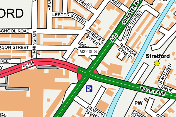 M32 0LG map - OS OpenMap – Local (Ordnance Survey) M32 0LG map - OS OpenMap – Local (Ordnance Survey)