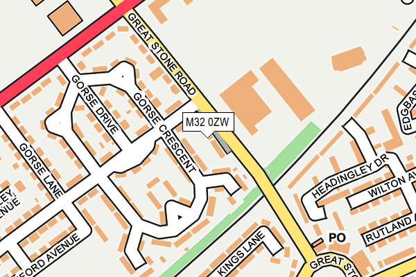 M32 0ZW map - OS OpenMap – Local (Ordnance Survey) M32 0ZW map - OS OpenMap – Local (Ordnance Survey)