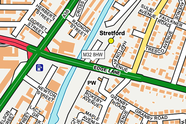 M32 8HW map - OS OpenMap – Local (Ordnance Survey) M32 8HW map - OS OpenMap – Local (Ordnance Survey)