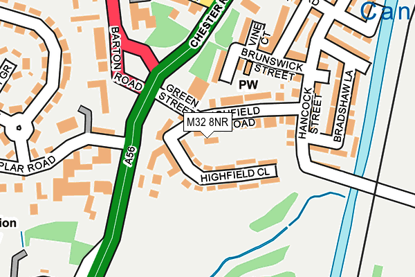M32 8NR map - OS OpenMap – Local (Ordnance Survey) M32 8NR map - OS OpenMap – Local (Ordnance Survey)