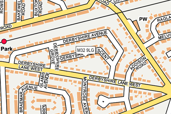 M32 9LG map - OS OpenMap – Local (Ordnance Survey) M32 9LG map - OS OpenMap – Local (Ordnance Survey)