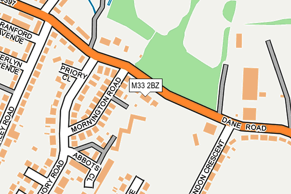 M33 2BZ map - OS OpenMap – Local (Ordnance Survey) M33 2BZ map - OS OpenMap – Local (Ordnance Survey)