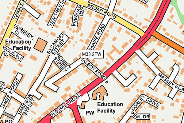 M33 2FW map - OS OpenMap – Local (Ordnance Survey) M33 2FW map - OS OpenMap – Local (Ordnance Survey)