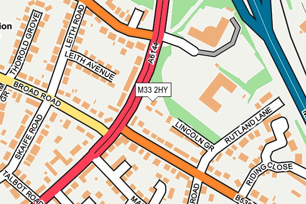 M33 2HY map - OS OpenMap – Local (Ordnance Survey) M33 2HY map - OS OpenMap – Local (Ordnance Survey)