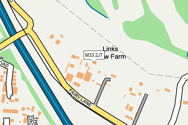 M33 2JT map - OS OpenMap – Local (Ordnance Survey) M33 2JT map - OS OpenMap – Local (Ordnance Survey)