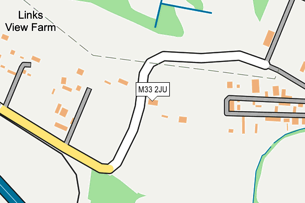 M33 2JU map - OS OpenMap – Local (Ordnance Survey) M33 2JU map - OS OpenMap – Local (Ordnance Survey)