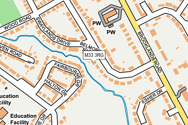 M33 3RG map - OS OpenMap – Local (Ordnance Survey) M33 3RG map - OS OpenMap – Local (Ordnance Survey)