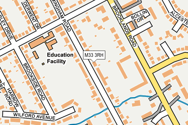 M33 3RH map - OS OpenMap – Local (Ordnance Survey) M33 3RH map - OS OpenMap – Local (Ordnance Survey)