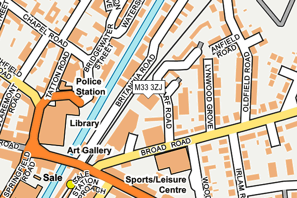M33 3ZJ map - OS OpenMap – Local (Ordnance Survey) M33 3ZJ map - OS OpenMap – Local (Ordnance Survey)