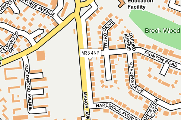 M33 4NP map - OS OpenMap – Local (Ordnance Survey) M33 4NP map - OS OpenMap – Local (Ordnance Survey)