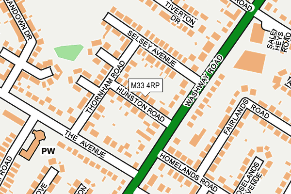 M33 4RP map - OS OpenMap – Local (Ordnance Survey) M33 4RP map - OS OpenMap – Local (Ordnance Survey)