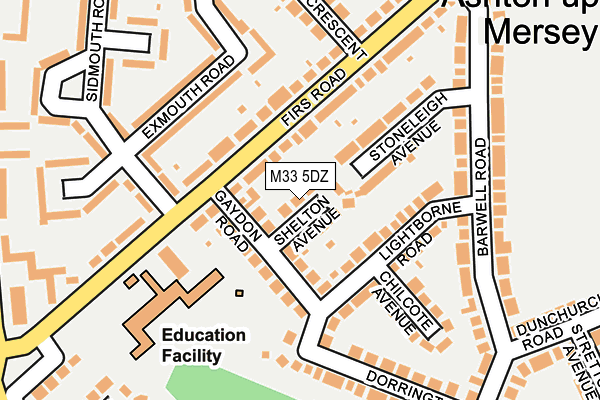 M33 5DZ map - OS OpenMap – Local (Ordnance Survey) M33 5DZ map - OS OpenMap – Local (Ordnance Survey)
