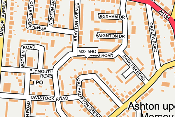 M33 5HQ map - OS OpenMap – Local (Ordnance Survey) M33 5HQ map - OS OpenMap – Local (Ordnance Survey)