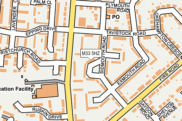 M33 5HZ map - OS OpenMap – Local (Ordnance Survey) M33 5HZ map - OS OpenMap – Local (Ordnance Survey)