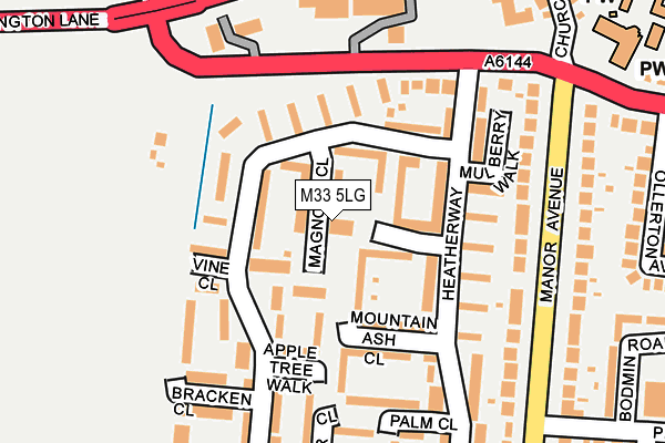 M33 5LG map - OS OpenMap – Local (Ordnance Survey) M33 5LG map - OS OpenMap – Local (Ordnance Survey)