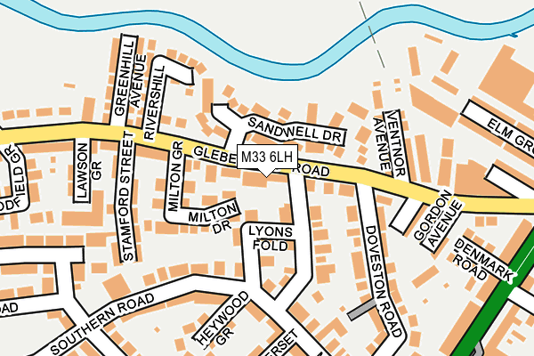 M33 6LH map - OS OpenMap – Local (Ordnance Survey) M33 6LH map - OS OpenMap – Local (Ordnance Survey)