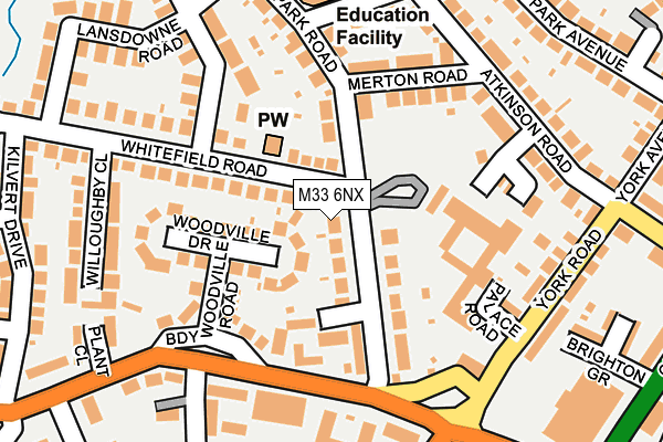 M33 6NX map - OS OpenMap – Local (Ordnance Survey) M33 6NX map - OS OpenMap – Local (Ordnance Survey)