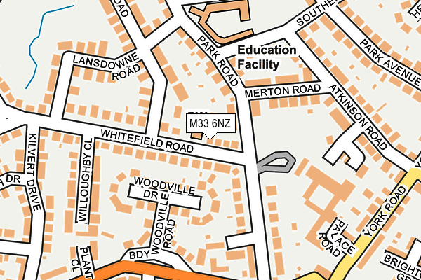 M33 6NZ map - OS OpenMap – Local (Ordnance Survey) M33 6NZ map - OS OpenMap – Local (Ordnance Survey)