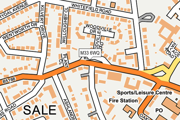 M33 6WQ map - OS OpenMap – Local (Ordnance Survey) M33 6WQ map - OS OpenMap – Local (Ordnance Survey)