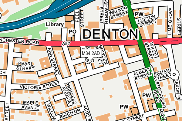 M34 2AD map - OS OpenMap – Local (Ordnance Survey) M34 2AD map - OS OpenMap – Local (Ordnance Survey)