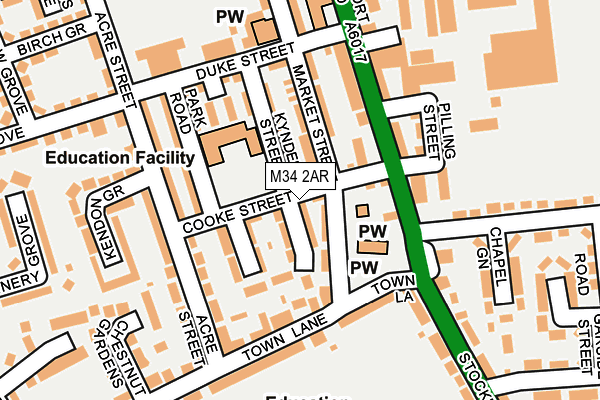 M34 2AR map - OS OpenMap – Local (Ordnance Survey) M34 2AR map - OS OpenMap – Local (Ordnance Survey)