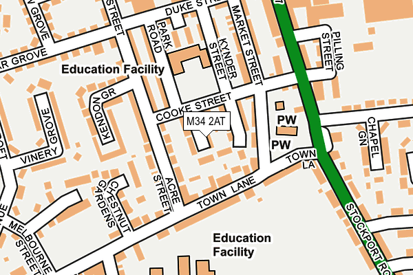 M34 2AT map - OS OpenMap – Local (Ordnance Survey) M34 2AT map - OS OpenMap – Local (Ordnance Survey)