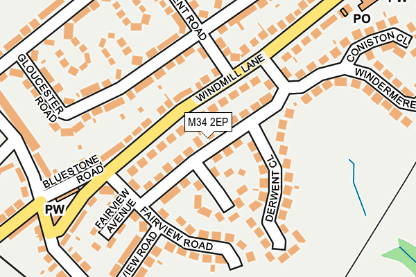 M34 2EP map - OS OpenMap – Local (Ordnance Survey) M34 2EP map - OS OpenMap – Local (Ordnance Survey)