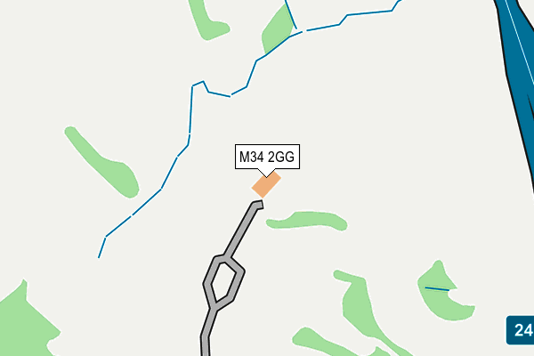 M34 2GG map - OS OpenMap – Local (Ordnance Survey) M34 2GG map - OS OpenMap – Local (Ordnance Survey)