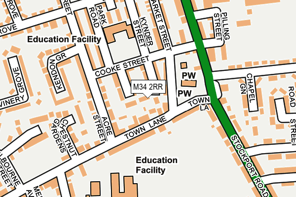 M34 2RR map - OS OpenMap – Local (Ordnance Survey) M34 2RR map - OS OpenMap – Local (Ordnance Survey)