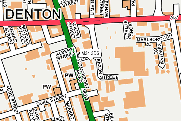 M34 3DS map - OS OpenMap – Local (Ordnance Survey) M34 3DS map - OS OpenMap – Local (Ordnance Survey)