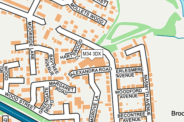 M34 3DX map - OS OpenMap – Local (Ordnance Survey) M34 3DX map - OS OpenMap – Local (Ordnance Survey)