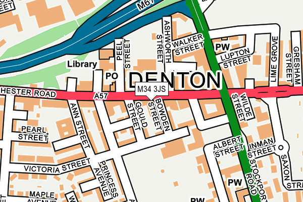 M34 3JS map - OS OpenMap – Local (Ordnance Survey) M34 3JS map - OS OpenMap – Local (Ordnance Survey)
