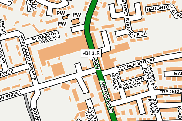 M34 3LR map - OS OpenMap – Local (Ordnance Survey) M34 3LR map - OS OpenMap – Local (Ordnance Survey)