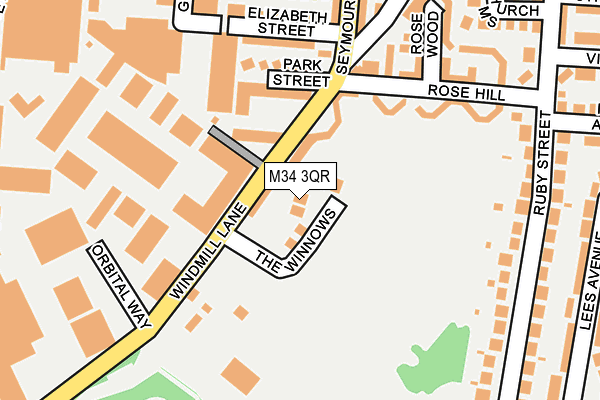 M34 3QR map - OS OpenMap – Local (Ordnance Survey) M34 3QR map - OS OpenMap – Local (Ordnance Survey)