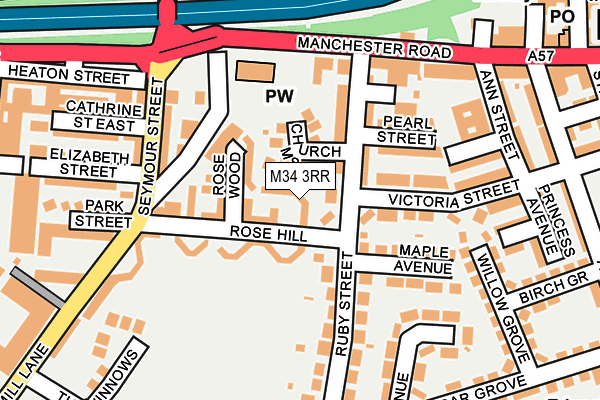 M34 3RR map - OS OpenMap – Local (Ordnance Survey) M34 3RR map - OS OpenMap – Local (Ordnance Survey)