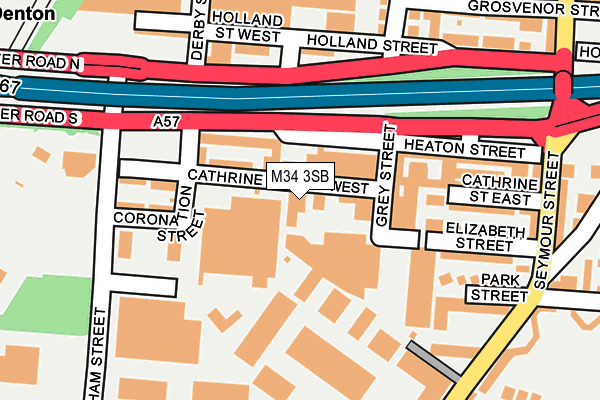 M34 3SB map - OS OpenMap – Local (Ordnance Survey) M34 3SB map - OS OpenMap – Local (Ordnance Survey)