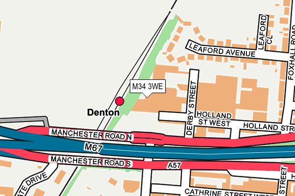 M34 3WE map - OS OpenMap – Local (Ordnance Survey) M34 3WE map - OS OpenMap – Local (Ordnance Survey)