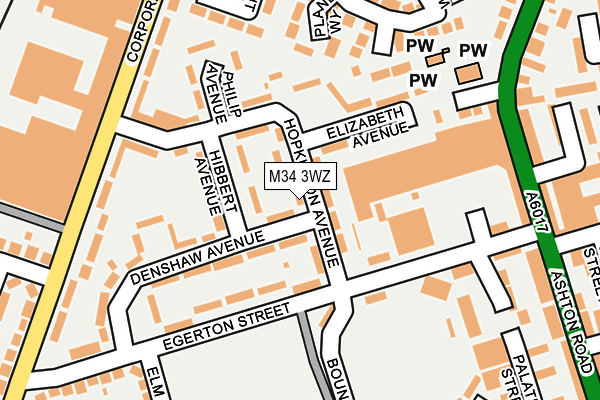 M34 3WZ map - OS OpenMap – Local (Ordnance Survey) M34 3WZ map - OS OpenMap – Local (Ordnance Survey)