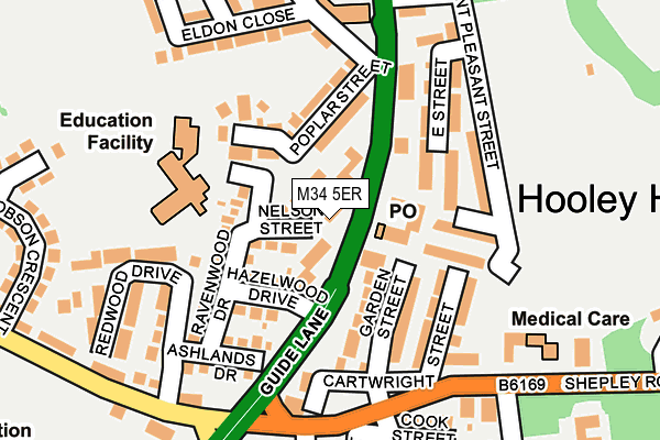 M34 5ER map - OS OpenMap – Local (Ordnance Survey) M34 5ER map - OS OpenMap – Local (Ordnance Survey)