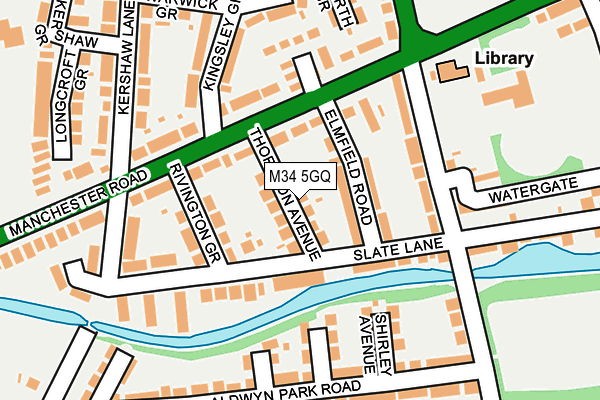 M34 5GQ map - OS OpenMap – Local (Ordnance Survey) M34 5GQ map - OS OpenMap – Local (Ordnance Survey)
