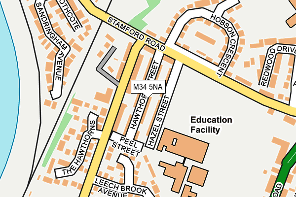 M34 5NA map - OS OpenMap – Local (Ordnance Survey) M34 5NA map - OS OpenMap – Local (Ordnance Survey)