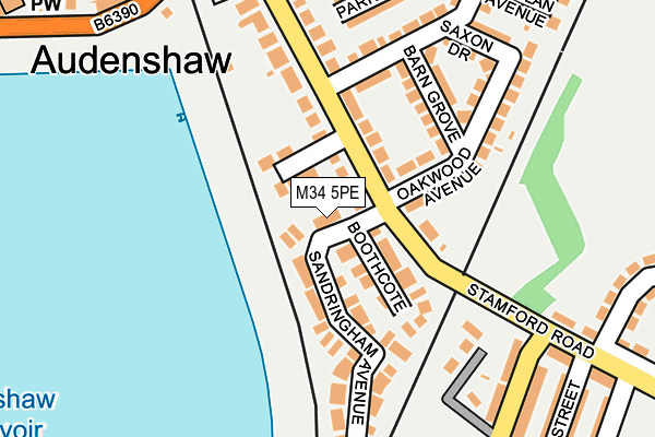 M34 5PE map - OS OpenMap – Local (Ordnance Survey) M34 5PE map - OS OpenMap – Local (Ordnance Survey)