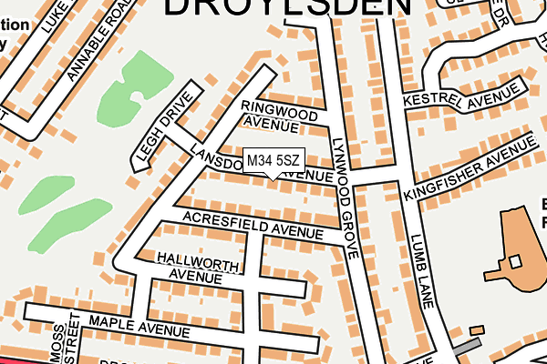 M34 5SZ map - OS OpenMap – Local (Ordnance Survey) M34 5SZ map - OS OpenMap – Local (Ordnance Survey)