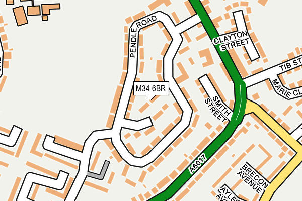 M34 6BR map - OS OpenMap – Local (Ordnance Survey) M34 6BR map - OS OpenMap – Local (Ordnance Survey)