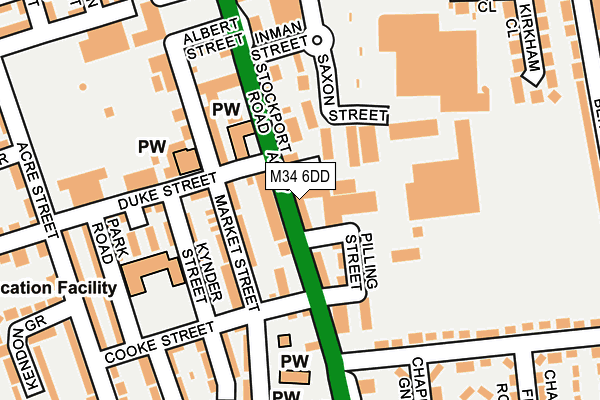 M34 6DD map - OS OpenMap – Local (Ordnance Survey) M34 6DD map - OS OpenMap – Local (Ordnance Survey)